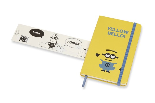 Блокнот Moleskine Limited Edition MINIONS Pocket, линейка, желтый