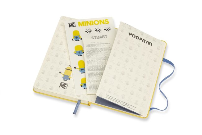 Блокнот Moleskine Limited Edition MINIONS Pocket, линейка, желтый