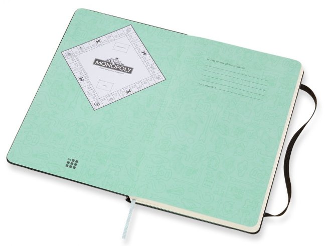 Блокнот Moleskine Limited Edition MONOPOLY Large, линейка Icons Блокнот Moleskine Limited Edition MONOPOLY Large, линейка Icons