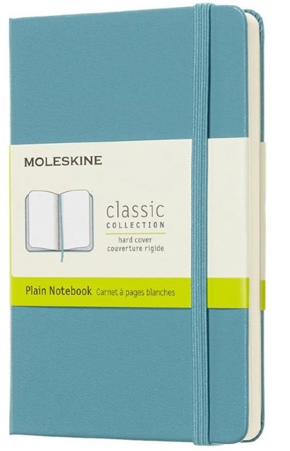 Блокнот Moleskine CLASSIC Pocket, нелинованный, голубой Блокнот Moleskine CLASSIC Pocket, нелинованный, голубой