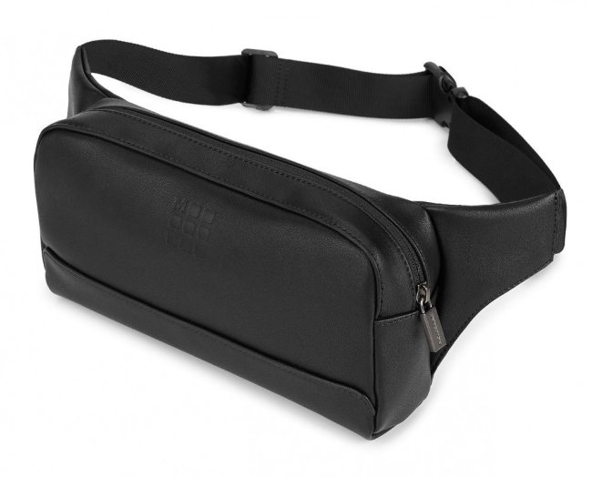 Сумка поясная Moleskine Classic Waist, черная Сумка поясная Moleskine Classic Waist, черная