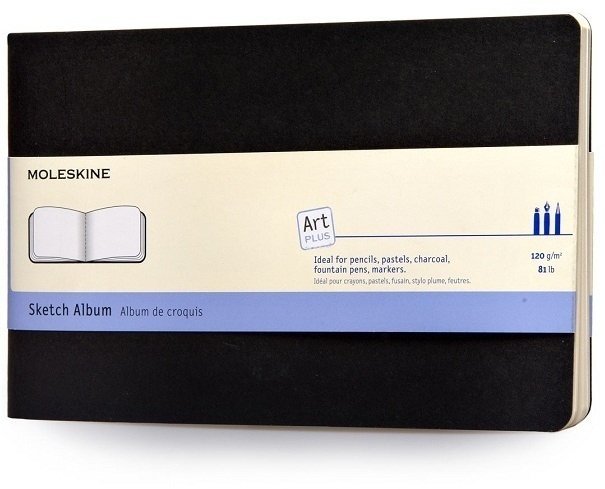 Блокнот для рисования Moleskine CAHIER SKETCH ALBUM LARGE, черный Блокнот для рисования Moleskine CAHIER SKETCH ALBUM LARGE, черный
