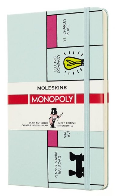 Блокнот Moleskine Limited Edition MONOPOLY Large, линейка Board