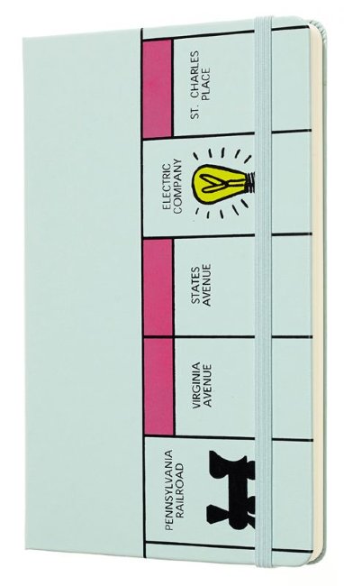 Блокнот Moleskine Limited Edition MONOPOLY Large, линейка Board