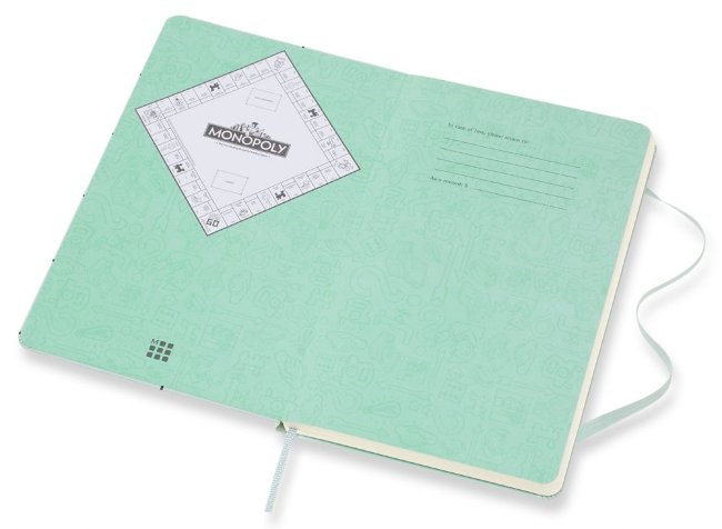 Блокнот Moleskine Limited Edition MONOPOLY Large, линейка Board