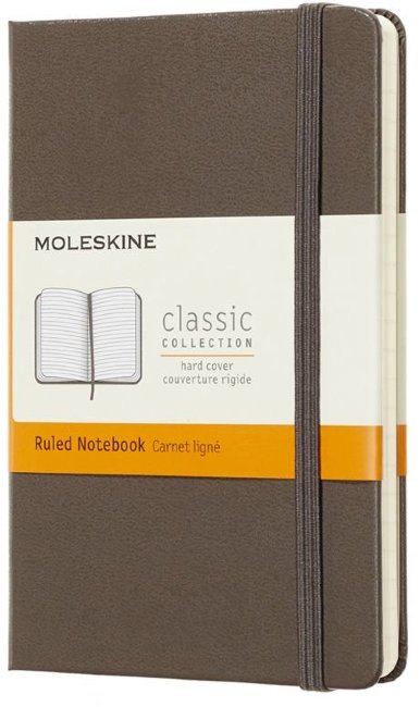 Блокнот Moleskine CLASSIC Pocket, линейка, коричневый Блокнот Moleskine CLASSIC Pocket, линейка, коричневый