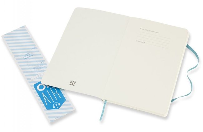 Блокнот Moleskine CLASSIC SOFT Large, нелинованный, голубой Блокнот Moleskine CLASSIC SOFT Large, нелинованный, голубой