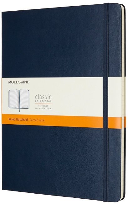 Блокнот Moleskine CLASSIC XLarge, линейка, синий Блокнот Moleskine CLASSIC XLarge, линейка, синий
