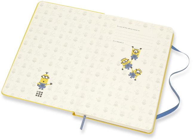 Блокнот Moleskine Limited Edition MINIONS Large, линейка, желтый