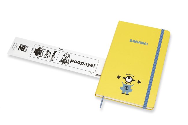 Блокнот Moleskine Limited Edition MINIONS Large, линейка, желтый