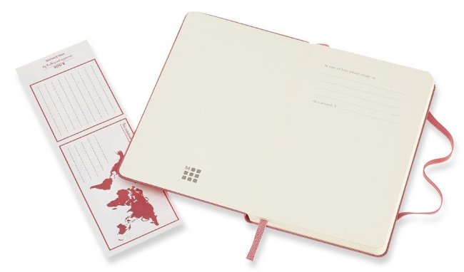 Блокнот Moleskine CLASSIC Pocket, нелинованный, розовый Блокнот Moleskine CLASSIC Pocket, нелинованный, розовый