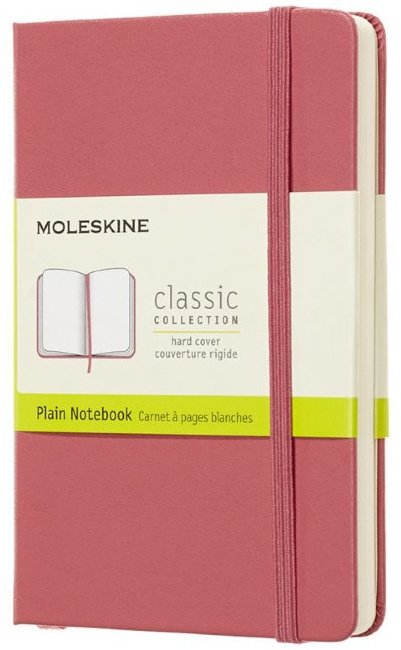 Блокнот Moleskine CLASSIC Pocket, нелинованный, розовый Блокнот Moleskine CLASSIC Pocket, нелинованный, розовый