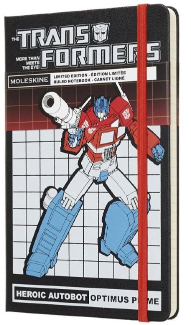 Блокнот Moleskine Limited Edition TRANSFORMERS Large, линейка, Optimus Prime