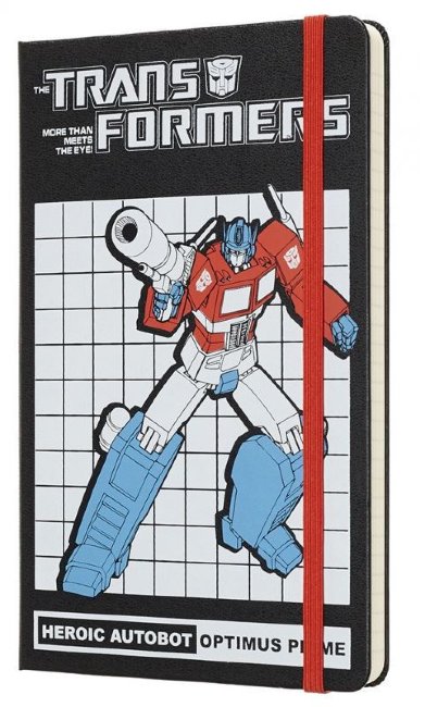 Блокнот Moleskine Limited Edition TRANSFORMERS Large, линейка, Optimus Prime