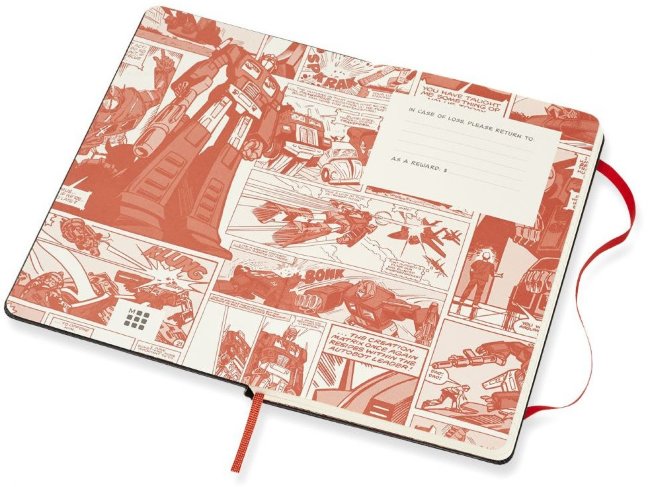 Блокнот Moleskine Limited Edition TRANSFORMERS Large, линейка, Optimus Prime