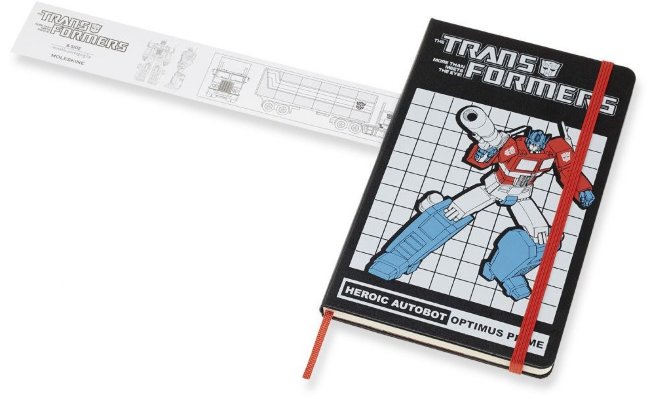 Блокнот Moleskine Limited Edition TRANSFORMERS Large, линейка, Optimus Prime