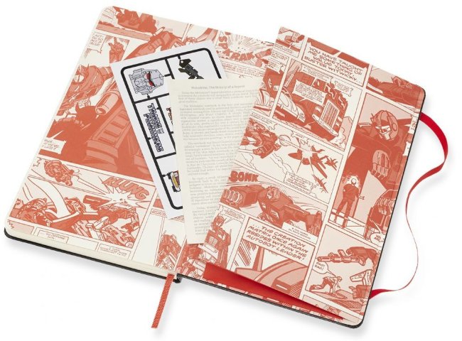Блокнот Moleskine Limited Edition TRANSFORMERS Large, линейка, Optimus Prime