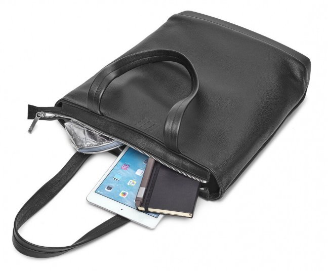 Сумка Moleskine Classic Leather Tote, черная