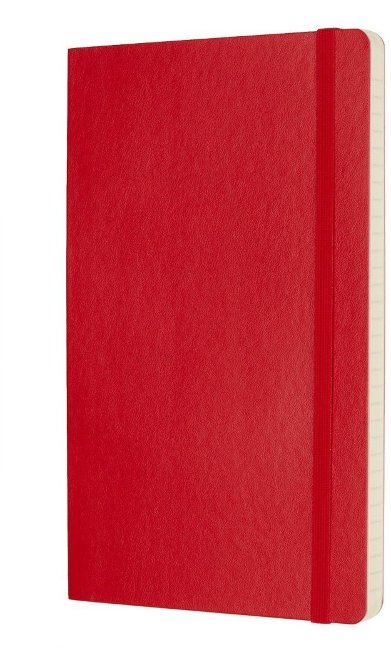 Блокнот Moleskine CLASSIC SOFT, линейка, красный