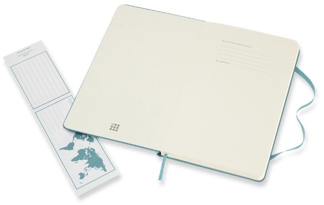 Блокнот Moleskine CLASSIC Large, линейка, голубой Блокнот Moleskine CLASSIC Large, линейка, голубой