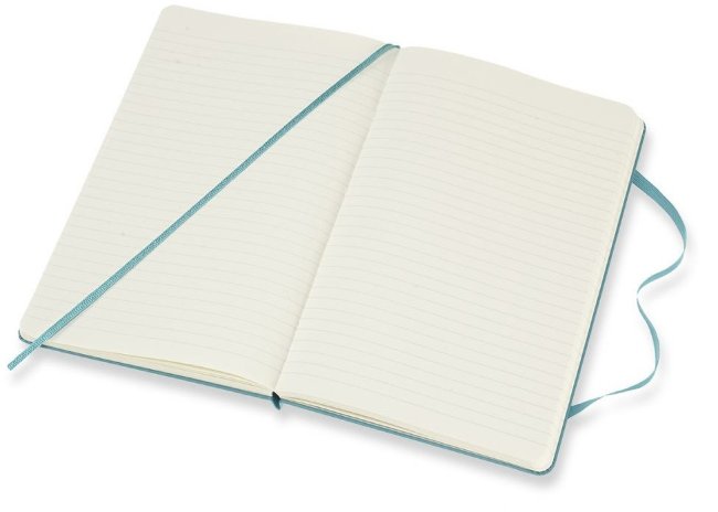 Блокнот Moleskine CLASSIC Large, линейка, голубой Блокнот Moleskine CLASSIC Large, линейка, голубой
