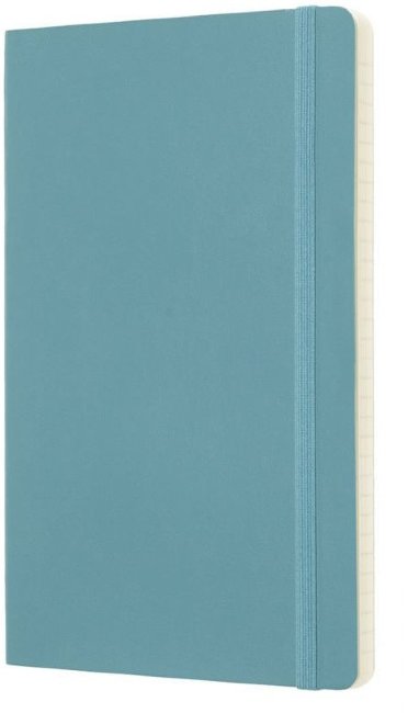 Блокнот Moleskine CLASSIC SOFT Large, линейка, голубой