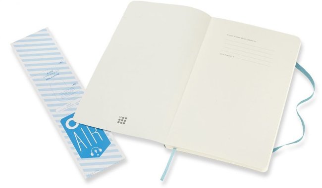 Блокнот Moleskine CLASSIC SOFT Large, линейка, голубой