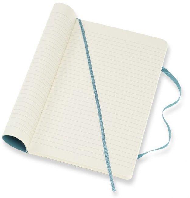 Блокнот Moleskine CLASSIC SOFT Large, линейка, голубой