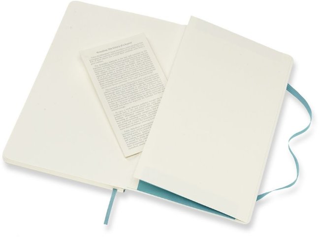 Блокнот Moleskine CLASSIC SOFT Large, линейка, голубой