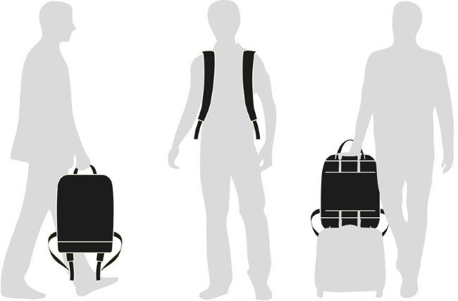 Сумка Moleskine Metro Device, черная Сумка Moleskine Metro Device, черная