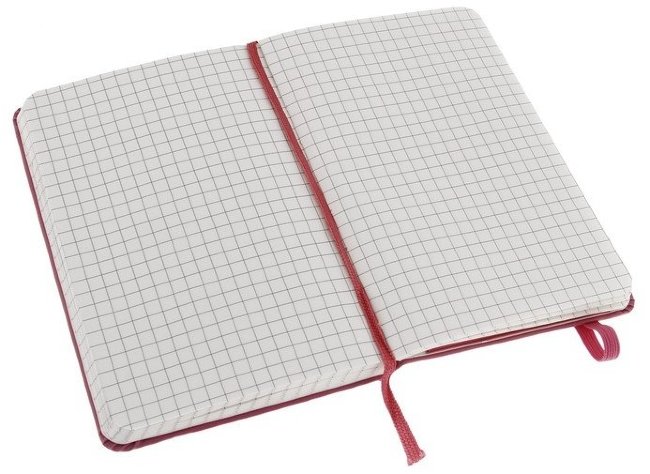 Блокнот Moleskine CLASSIC POCKET, клетка, черный