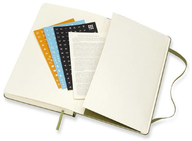 Еженедельник Moleskine CLASSIC DAILY LARGE, зеленый вяз Еженедельник Moleskine CLASSIC DAILY LARGE, зеленый вяз