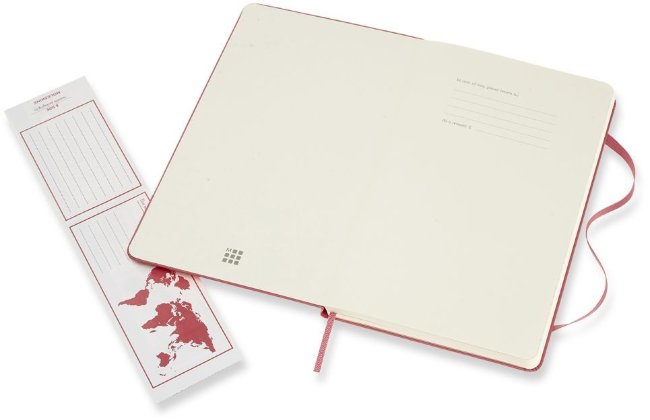 Блокнот Moleskine CLASSIC Large, линейка, розовый Блокнот Moleskine CLASSIC Large, линейка, розовый