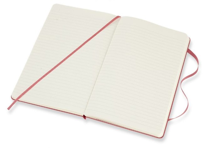 Блокнот Moleskine CLASSIC Large, линейка, розовый Блокнот Moleskine CLASSIC Large, линейка, розовый