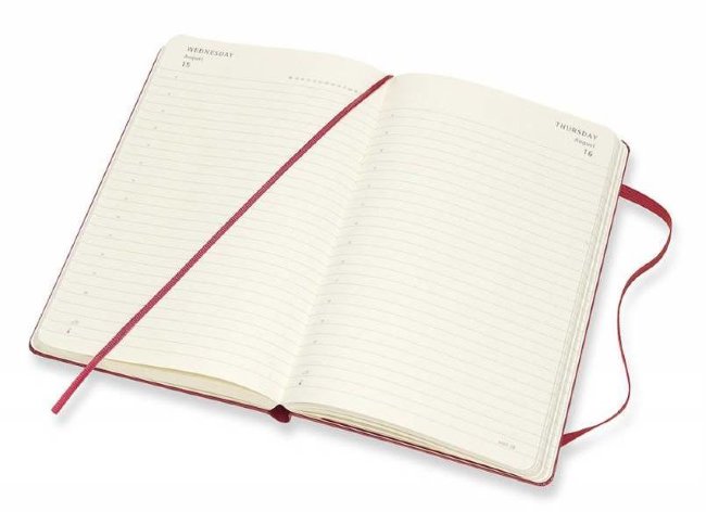 Ежедневник Moleskine CLASSIC DAILY LARGE, малиновый