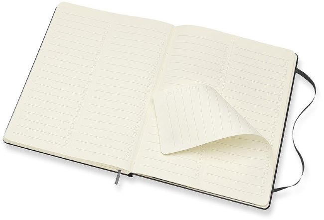 Еженедельник Moleskine PRO VERTICAL XL 190х250мм 264стр. черный
