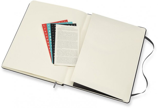 Еженедельник Moleskine PRO VERTICAL XL 190х250мм 264стр. черный