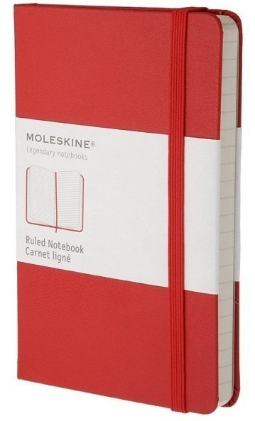 Блокнот Moleskine CLASSIC POCKET, линейка, красный Блокнот Moleskine CLASSIC POCKET, линейка, красный