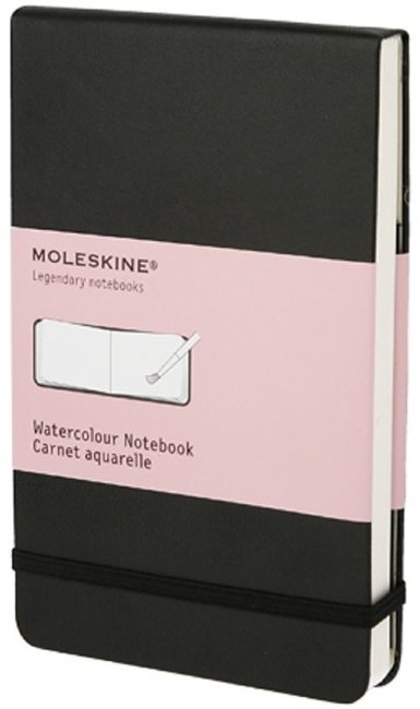 Блокнот для акварели Moleskine CLASSIC WATERCOLOUR NOTEBOOK, черный Блокнот для акварели Moleskine CLASSIC WATERCOLOUR NOTEBOOK, черный