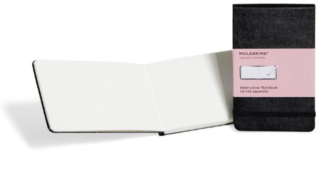 Блокнот для акварели Moleskine CLASSIC WATERCOLOUR NOTEBOOK, черный Блокнот для акварели Moleskine CLASSIC WATERCOLOUR NOTEBOOK, черный