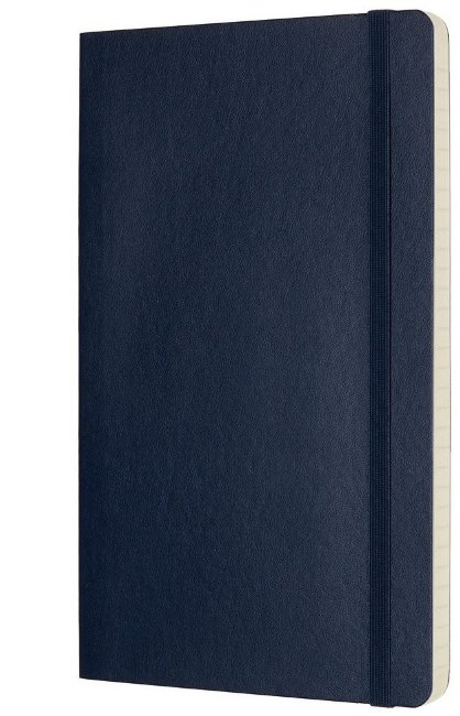 Блокнот Moleskine CLASSIC SOFT, линейка, синий сапфир