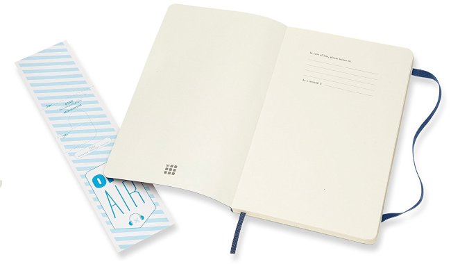 Блокнот Moleskine CLASSIC SOFT, линейка, синий сапфир