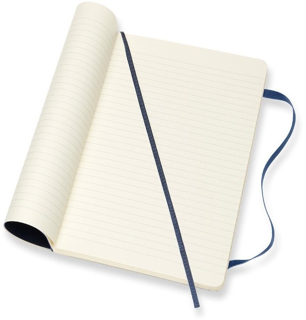 Блокнот Moleskine CLASSIC SOFT, линейка, синий сапфир