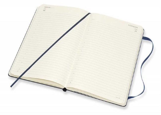Ежедневник Moleskine CLASSIC DAILY LARGE, синий сапфир