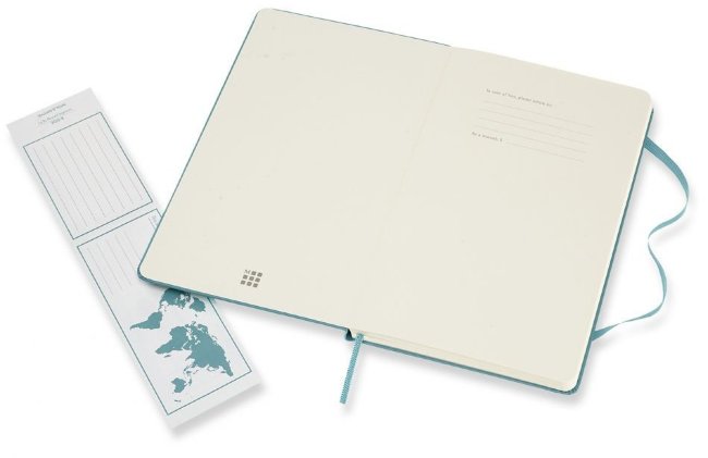 Блокнот Moleskine CLASSIC Large, нелинованный, голубой Блокнот Moleskine CLASSIC Large, нелинованный, голубой