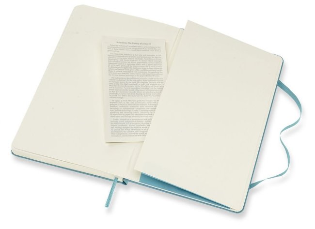 Блокнот Moleskine CLASSIC Large, нелинованный, голубой Блокнот Moleskine CLASSIC Large, нелинованный, голубой