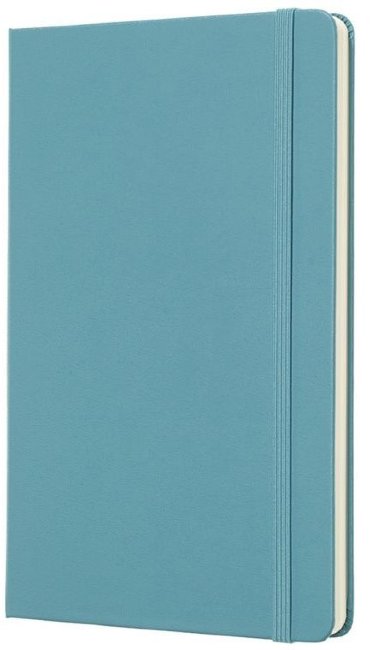 Блокнот Moleskine CLASSIC Large, нелинованный, голубой Блокнот Moleskine CLASSIC Large, нелинованный, голубой