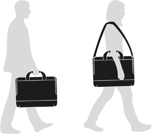 Сумка Moleskine Duffle Metro, черная