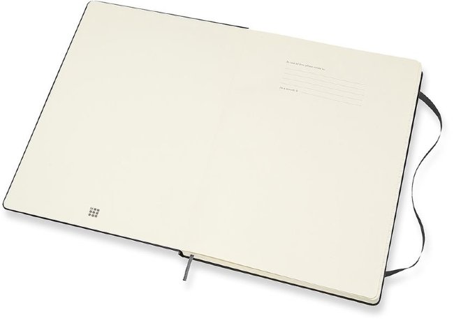 Еженедельник Moleskine PRO VERTICAL A4 160стр. черный