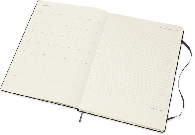Еженедельник Moleskine PRO VERTICAL A4 160стр. черный
